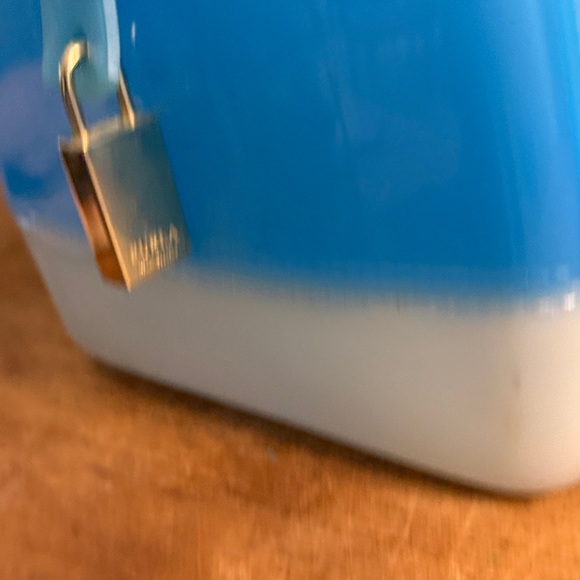 FURLA Blue Candy Boston Jelly Handbag - Picture 10 of 11